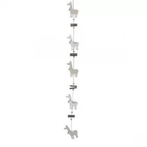 Wooden Llama Garland by Heaven Sends