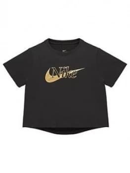 Nike Nsw Crop Tee - Black Gold