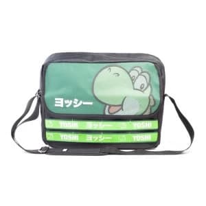Nintendo - Yoshi Taped Unisex Messenger Bag - Black/Green