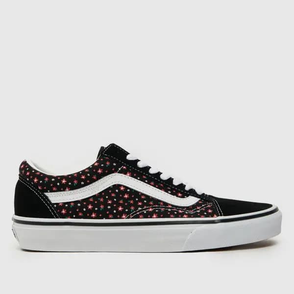 Vans old skool trainers in Black multi Black Multi UK 5 (EU 38)