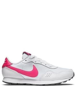 Nike MD Valiant - White/Pink/Grey, White/Pink/Grey, Size 3