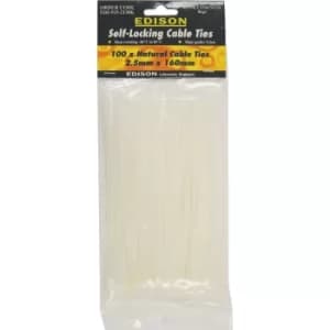 Natural Cable Ties 12.7X580MM (Pk-100)