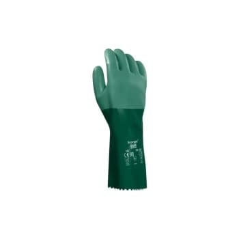 08-354 Scorpio Green Neoprene Gloves - Size 10