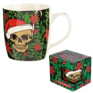 Christmas Skull New Bone China Mug