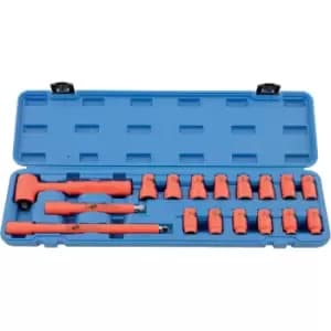 Laser Insulated Socket Set 3/8"D 17 Piece