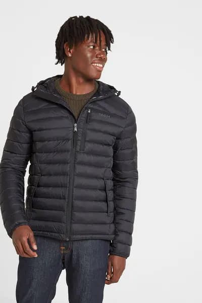 TOG24 'Drax' Hooded Down Jacket Black