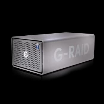 SanDisk Professional 8TB G-RAID 2 SPACE, Grey, 2-bay Storage System - SDPH62H-008T-MBAAD