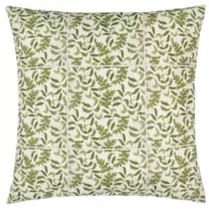 Paoletti Minton Tiles Large Outdoor Cushion Olive