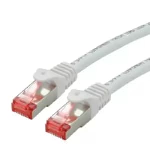 Roline 21.15.2661 Patch Cord, Rj45 Plug, Cat6, 1M, White