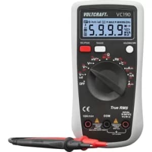 Voltcraft VC190 Digital Multimeter CAT III 600V Display (Counts): 6000