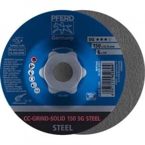 PFERD 64185150 Cc-Grind-Solid Sg Steel Grinding disc 150 mm 10 pc(s)