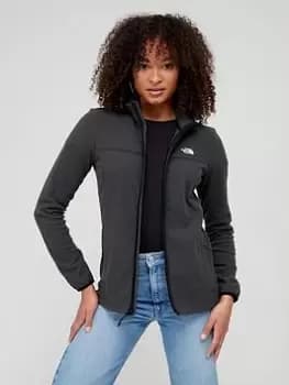 The North Face Homesafe Full Zip Fleece Hoodie - Black/Stripe