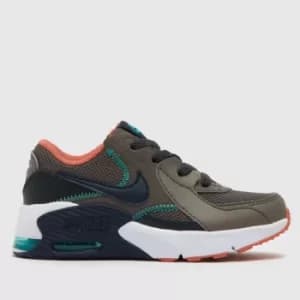Nike Khaki Air Max Excee Boys Junior Trainers