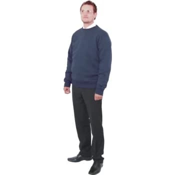 65/35 Premium Navy Sweatshirt - Medium