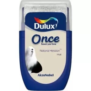 Dulux Once Natural Hessian Matt Emulsion Paint 30ml