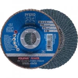 PFERD 67684115 POLIFAN-serrated washer PFF 115 Z40 SG POWER STEELOX Diameter 115mm 10 pc(s)