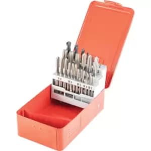 Sherwood M3-M12/2.50-10.20MM HSS Ground Flute Tap & Drill Set - 28 Pieces