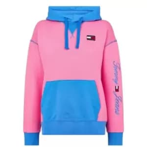 Tommy Jeans Colour Block Hoodie - Pink