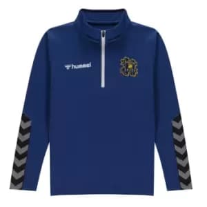 Hummel Hashtag United quarter Zip Sweater Juniors - Blue
