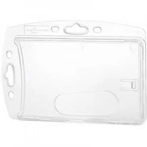 Durable 8905 ID holder Clip option, Fabric ribbon, Chain, Reel Transparent 10 pcs/pack 890519 10 pcs