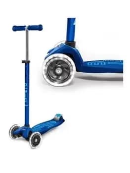 Micro Scooter Maxi Deluxe LED Navy