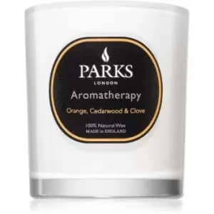 Parks London Aromatherapy Orange Cedarwood Clove Scented Candle 220g
