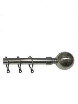 Ball Finial 16-19 Mm Extendable Curtain Pole