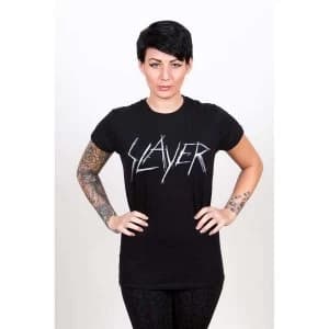 Slayer - Scratchy Logo Womens XX-Large T-Shirt - Black
