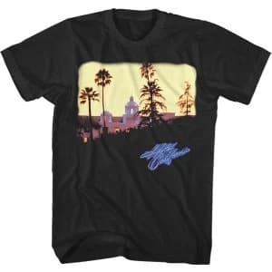Eagles - Hotel California Mens Large T-Shirt - Black