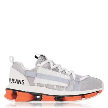 Calvin Klein Jeans Lex Mesh Trainers - Soft Silver