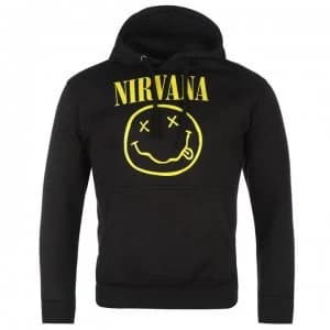 Official Nirvana Hoodie Mens - Smiley