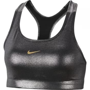 Nike Medium Support Swoosh Bra - Silver