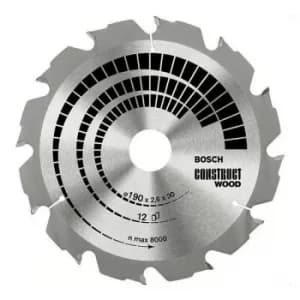 Bosch 2608640630 Circular Saw Blade Construct Wood 160x20/16x2.6mm...