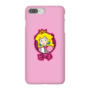 Nintendo Super Mario Peach Kanji Phone Case - iPhone 8 Plus - Snap Case - Gloss
