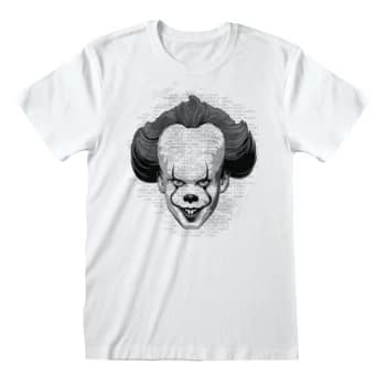 IT Chapter 2 - BW Face Unisex Large T-Shirt - White