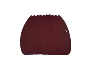 Draper SSD2 140mm 240 Grit Detail Sanding Sheets with Hook and Loop 10pk