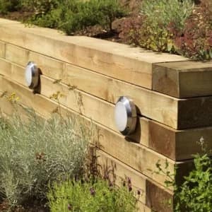 1 Light Outdoor Bulkhead Wall Light Polished Aluminium IP65, G9