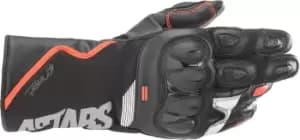 Alpinestars SP-365 Drystar Motorcycle Gloves, black-white-red Size M black-white-red, Size M