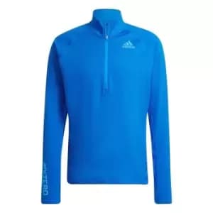 adidas Zip Training Top Mens - Blue
