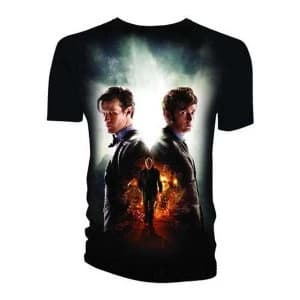 Doctor Who - Day of the Doctor Mens XX-Large T-Shirt - Black