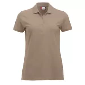 Clique Womens/Ladies Marion Polo Shirt (M) (Caffe Latte)