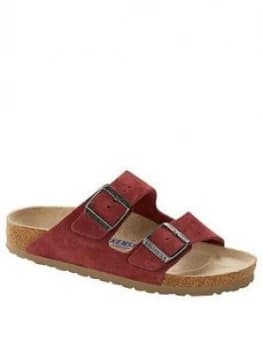 Birkenstock Arizona Flat Sandal - Red, Size 3, Women