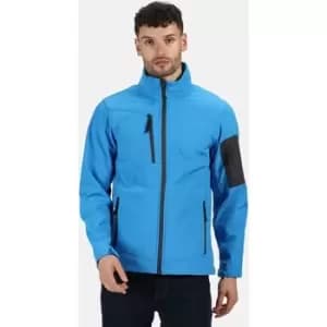 Professional ARCOLA Waterproof Softshell Jacket mens Tracksuit jacket in Blue - Sizes UK M,UK L,UK XL,UK XXL,UK 3XL