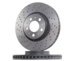 PAIR BREMBO BRAKE XTRA DRILLED DISCS 09.9130.1X