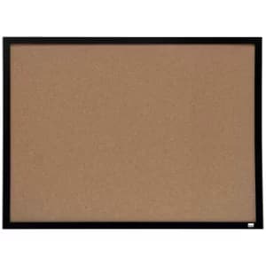 Nobo Cork Notice Board with Slim Frame 585 x 430mm, Black