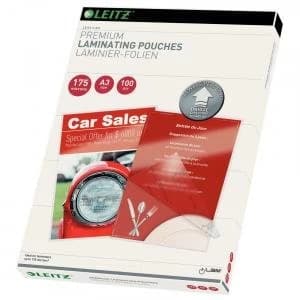 Leitz iLAM Premium Laminating Pouches with UDT A3 175 microns 74900000