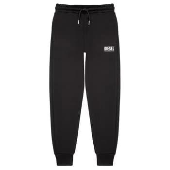 Diesel PTARYLOGO TROUSERS boys's Childrens Sportswear in Black - Sizes 8 years,10 years,12 years