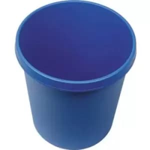 Helit the german H6105834 Waste paper basket 18 l (Ø x H) 315mm x 335mm Polypropylene Blue
