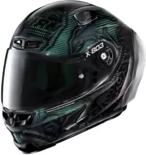 X-Lite X-803 RS Ultra Carbon Replica C. Stoner Superhero Helmet, black-green Size M black-green, Size M