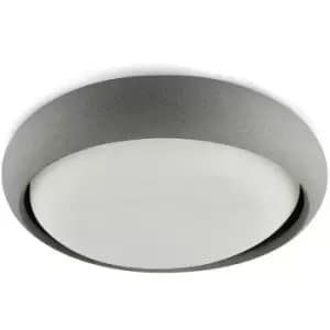 Faro Anga 295 Dark Grey LED Ceiling Lamp 24W 2700K IP44